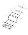 Diagram for Jeep Gladiator Rear Crossmember - 68414251AA