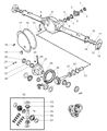 Diagram for Dodge Differential Cover - 52111974AA