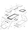 Diagram for 2021 Jeep Grand Cherokee Weather Strip - 68081082AA