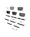 Diagram for Chrysler Grille - 5SW18DX8AE