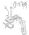 Diagram for Chrysler Crossfire Dipstick Tube - 5099318AA