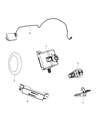 Diagram for 2013 Jeep Grand Cherokee Antenna - 68061763AD