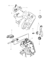 Diagram for Dodge Clutch Cable - 4593333