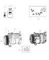 Diagram for Mopar A/C Compressor - 55111433AF