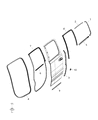 Diagram for 2020 Ram 1500 Weather Strip - 68306172AC