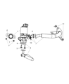 Diagram for Chrysler 300 EGR Valve - 4593832AC