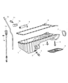 Diagram for Dodge Sprinter 3500 Oil Pan - 5117152AA