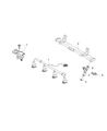 Diagram for Mopar Fuel Injector O-Ring - 68232117AA