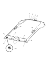 Diagram for 2006 Jeep Liberty Sun Visor - 5KF89BD1AB