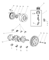 Diagram for Dodge Caravan Crankshaft - 4483699AC