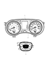 Diagram for Chrysler 300 Instrument Cluster - 68149017AA