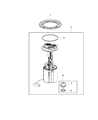 Diagram for Ram 1500 Fuel Sending Unit - 68409160AB