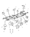 Diagram for Dodge Ram 3500 Coil Spring Bracket - 52121030AB