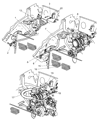 Diagram for 2004 Jeep Grand Cherokee A/C System Valve Core - 5073294AA