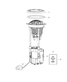 Diagram for 2010 Jeep Liberty Fuel Sending Unit - 68004095AB