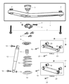 Diagram for 2006 Jeep Liberty Bump Stop - 52088705AE