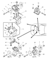 Diagram for 2004 Dodge Stratus Engine Mount Bracket - MR333819