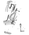 Diagram for 1998 Jeep Cherokee Seat Belt - 55352609