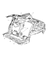 Diagram for 2001 Dodge Stratus Seat Belt - SP381L5AD