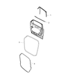 Diagram for 2020 Jeep Renegade Weather Strip - 68398875AA