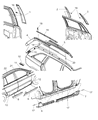 Diagram for 2008 Chrysler Pacifica Door Moldings - 5174848AA