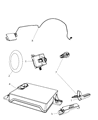 Diagram for 2009 Dodge Challenger Car Key - 68052144AB