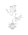 Diagram for 2013 Dodge Viper Engine Mount - 5038667AA