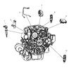 Diagram for Dodge Ram 3500 MAP Sensor - 56028562AA
