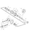 Diagram for Dodge Wheel Stud - 68026054AA