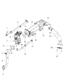 Diagram for Ram EGR Valve - 4627465AC