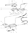 Diagram for Jeep Grand Cherokee Parking Brake Cable - 52008904