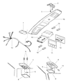 Diagram for 1998 Jeep Cherokee Dome Light - 5FY15RC3AA