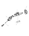 Diagram for 2007 Dodge Magnum Steering Column - 4649134AG