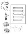 Diagram for Mopar Ignition Coil - 5037127AB