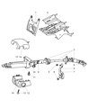 Diagram for Jeep Steering Column Cover - 5GE04XDHAB