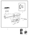 Diagram for Chrysler Voyager Brake Fluid Level Sensor - 68306576AB