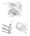 Diagram for Chrysler 300 Battery Tray - 5065355AF