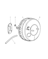 Diagram for Jeep Commander Brake Booster Vacuum Hose - 52089996AD