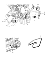 Diagram for 2009 Dodge Challenger Alternator Bracket - 4892048AB