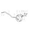 Diagram for Chrysler Sebring Brake Booster Vacuum Hose - MB928502