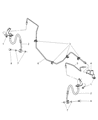 Diagram for 2006 Dodge Dakota Hydraulic Hose - 52013610AA