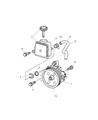 Diagram for Chrysler Crossfire Power Steering Hose - 5097966AA