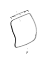 Diagram for 2019 Jeep Compass Weather Strip - 68339985AA