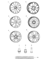 Diagram for 2020 Dodge Grand Caravan Spare Wheel - 5LN634X8AC