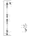 Diagram for 2011 Ram 3500 Universal Joint - 68004852AB