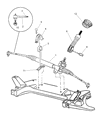 Diagram for 1996 Dodge Neon Steering Gear Box - R0400236