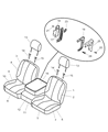 Diagram for 2006 Dodge Ram 2500 Seat Cover - 1QH761J3AA