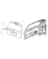 Diagram for 2005 Dodge Durango Wiper Blade - 5135584AC