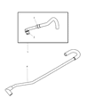 Diagram for Dodge PCV Hose - 4792852AC