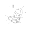 Diagram for 2003 Chrysler Concorde Seat Cover - WX161DVAA